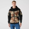 Helikon - Rozpinana bluza Rogue Hoodie Fullzip - RipStop - Czarny/6 Color Desert - BL-RHF-PO-016CA