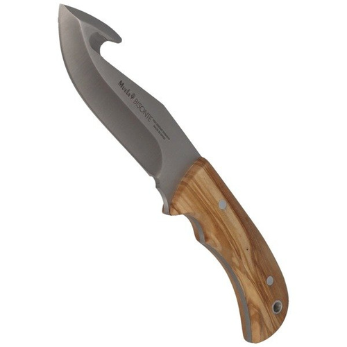 Muela - Nóż Skinner Olive Wood 115 mm - BISONTE-11.OL