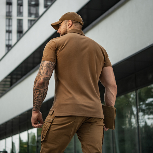 M-Tac - Koszulka Polo Basic 65/35 - Bawełna/Poliester - Coyote Brown - 80124017