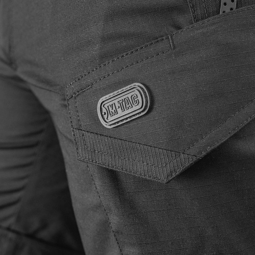 M-Tac - Szorty taktyczne Aggressor - Policotton - Rip-Stop - Czarne - 20018002