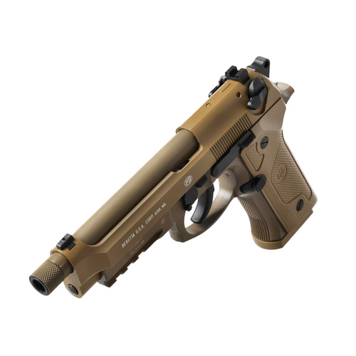 Umarex - Pistolet ASG replika Beretta M9 A3 z kaburą - FDE - 6 mm -  2.6357 + 3.1595