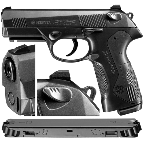 Umarex - Wiatrówka CO2 Beretta Px4 Storm - 4,5 mm - Czarna - 5.8078