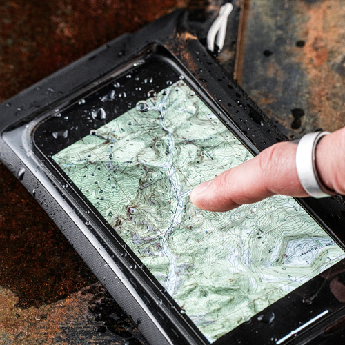 Rite in the Rain - Pokrowiec na telefon Monsoon Rough Water Pouch - Czarny - P784