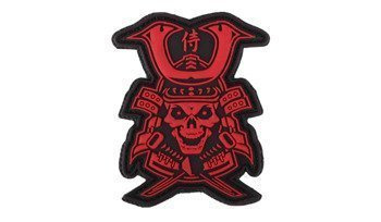 101 Inc. - Naszywka 3D - Samurai Skull - Czerwony - 444130-7193