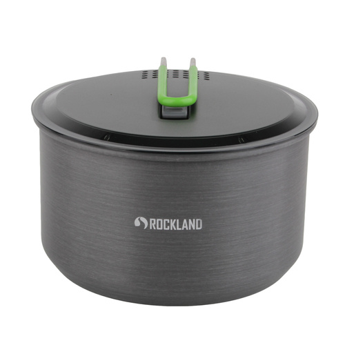 Rockland - Aluminiowy garnek turystyczny z pokrywką - 2 L