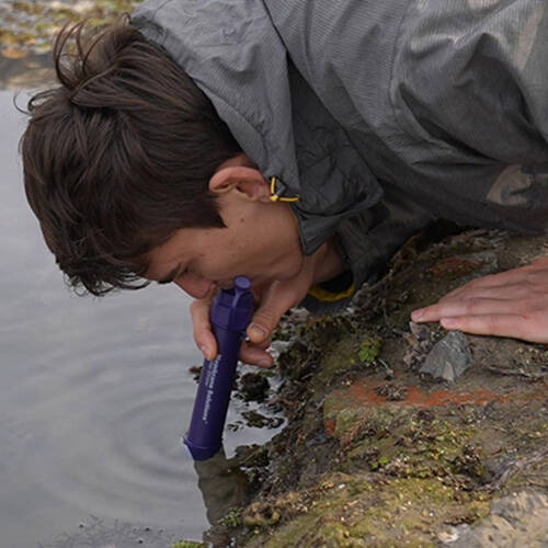 Membrane Solutions - Filtr do wody Straw II - Niebieski - OESF011