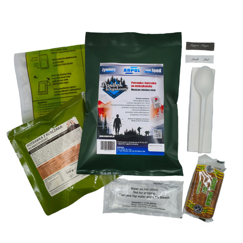 Arpol - Posiłek wojskowy MRE PW 3 - Potrawka z kurczaka po meksykańsku - 1504502