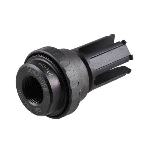 Tłumik płomienia Gomander Quadron Evo 7,62 M14x1LH - Stal hartowana - Czarny - TB0.10205_0-M14x1lh