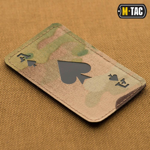 M-Tac - Naszywka As Pik - Cordura 500D - Multicam / Czarny - 51109802