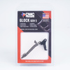 CMC Triggers - Spust drop-in do Glock G17/G19/G19X/G26/G34/G45 9 mm Gen5 - Płaski język - Czarny - 71702
