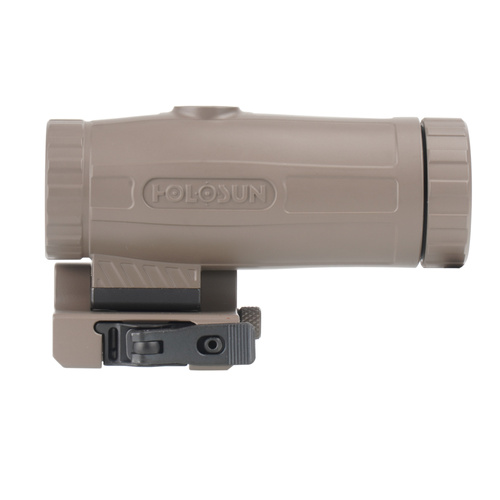 Holosun - Powiększalnik HM3X 3x Magnifier - Flip & Picatinny QD - FDE - HM3X FDE