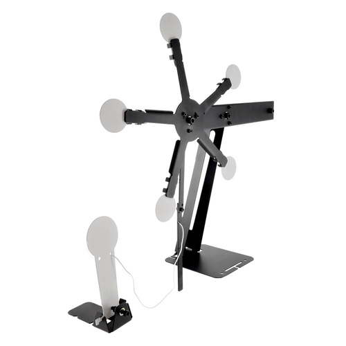 RazorGun - Cel wiatrówkowy Texas Star z popperem - Metal - Czarny - B-1055YK