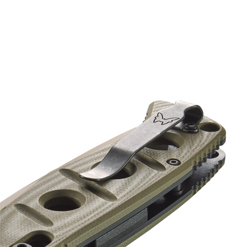 Benchmade - Nóż składany wojskowy Auto Adamas - CPM CruWear - Olive Drab - 2750SFE-2