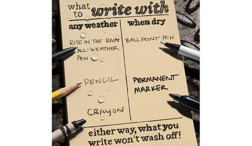 Rite in the Rain - Notes wodoodporny - 3 x 5" - 435 - Flat Dark Earth