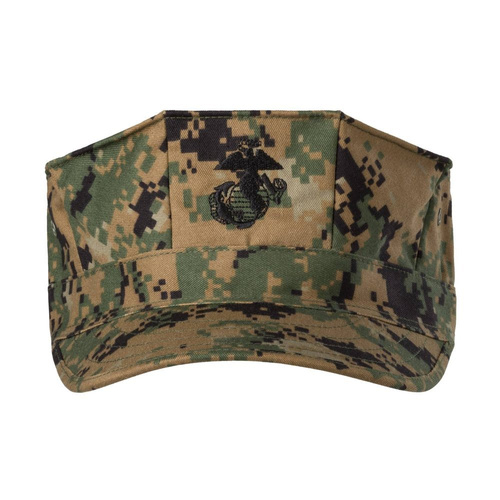 Helikon - Czapka wojskowa USMC Marines - PolyCotton Twill - Digital Woodland - CZ-USM-PT-07