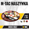 M-Tac - Naszywka Deus Vult - PVC 3D - Biały/Czerwony - 51116000