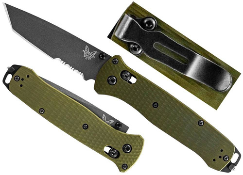 Benchmade - Nóż składany Bailout - CPM-M4 - Zielony - 537SGY-1
