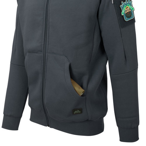 Helikon - Bluza Urban Tactical Hoodie® Lite - FullZip - Niebieska - BL-ULF-CB-65