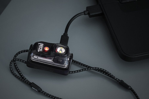 Petzl - Ultralekka, akumulatorowa latarka czołowa BINDI® - Czarny - E102AA00