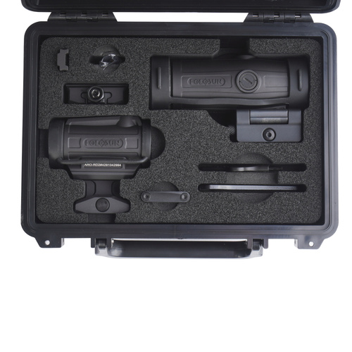 Holosun - Zestaw kolimatora ARO-CORE-RD2 z powiększalnikiem HM3X - RDS 2 MOA - Czarny - ARO-RD2-HM3X-SET