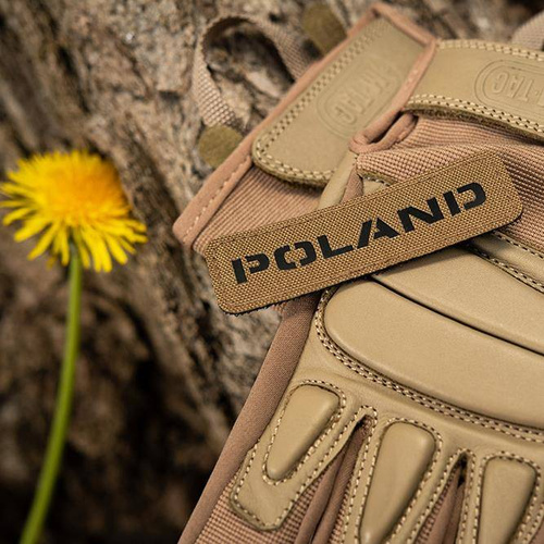 M-Tac - Naszywka - Polska - Laser Cut - Coyote / Czarny - 51003105