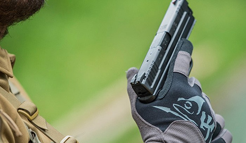 Helikon - Rękawice taktyczne All Round Tactical Gloves Light® - Czarny / Shadow Grey - RK-ATL-PO-0135A