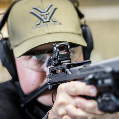 Vortex Optics - Kolimator Defender ST - 3 MOA - Green Dot - Czarny - DFST-MGD3