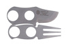 Simbatec - Niezbędnik stalowy Card Cutlery Stainless w kształcie karty - 55552
