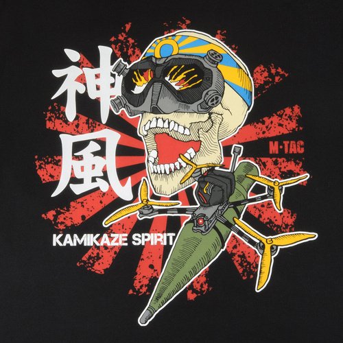 M-Tac - Koszulka T-Shirt Kamikaze Spirit - Czarny - 80058002