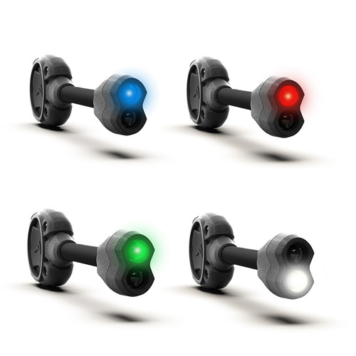 Princeton Tec – Latarka LED nahełmowa Switch RGB MPLS – 10 lm - Czarna - SWITCH-RGB-BK