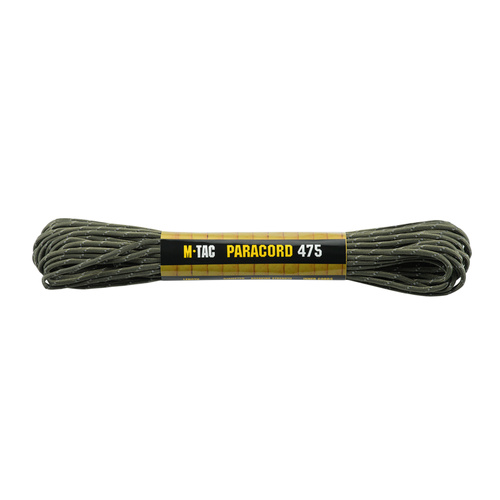 M-Tac - Paracord 475 - 3 mm - Nylon - Ranger Green Reflective