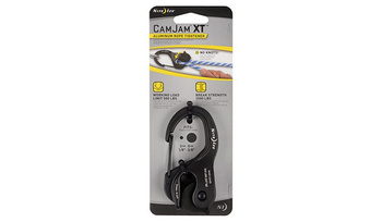 Nite Ize - Klamra naciągowa CamJam® XT™ Large Aluminum Rope Tightener - Czarny - NCJLA-01-R3