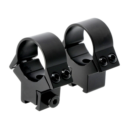 Umarex - Dwuczęściowy montaż lunety HighPower - 25,4 mm / 1'' - Niski - Dovetail - Aluminiowy - Czarny - 2.1659