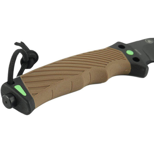 Ganzo - Nóż survivalowy Firebird z krzesiwem - Coyote - G8012V2-DY