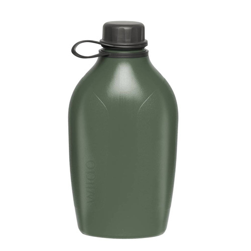 Wildo - Butelka Explorer Bottle - 1000 ml - Czarny / Olive Green - HY-EBT-PE-02