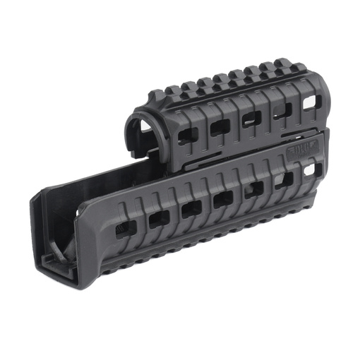 DLG Tactical - Łoże z nakładką rury gazowej do AK-47/AK-74 - Picatinny - M-LOK - Polimer - Czarny - DLG-099-BLK