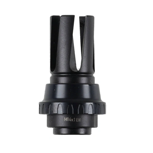 Tłumik płomienia Gomander Quadron S 7,62 M14X1LH - Stal - Czarny - TB0.10173_0-M14LH-7.