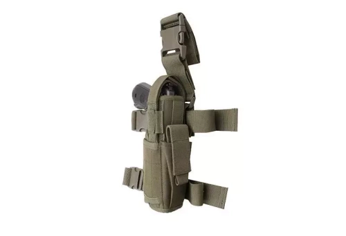 GFC Tactical - Kabura udowa z ładownicą na magazynek - Nylon - Oliwkowa - GFT-29-000235