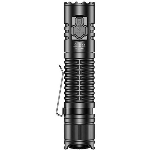 Speras - Latarka taktyczna LED EST KIT z akumulatorem 3100 mAh - 1900 lm - Czarna - SPERAS EST KIT