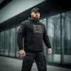 M-Tac - Bluza z kapturem Combat - Bawełna - Czarna - 20520208
