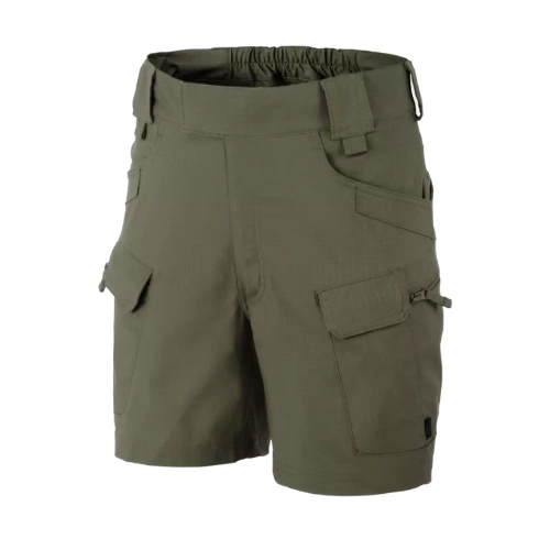 Helikon - Spodenki taktyczne Urban Tactical Shorts UTS - 6" - PolyCotton Stretch Ripstop - Olive Green - SP-UTU-SP-02