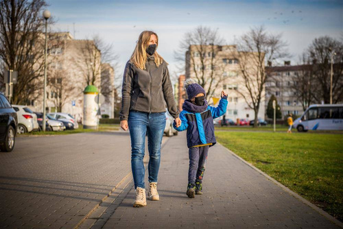 Helikon - Maseczka Ochronna Wielorazowa Profilowana Uniwersalna - Czarny - MA-RUP-CB-01