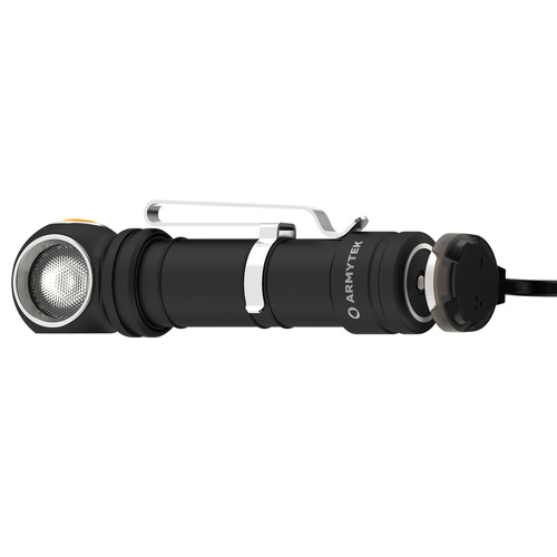 Armytek - Latarka czołowa Wizard C2 Pro Max - IP68 - 4000 lm - 21700 - Czarny - F06701PC
