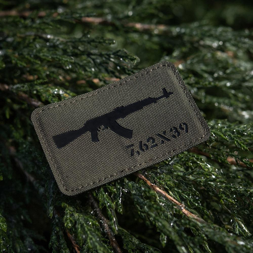 M-Tac - Naszywka AKM 7,62x39 Laser Cut - Ranger Green/Czarny - 51110232