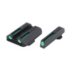 TruGlo - Trytowo-światłowodowe przyrządy celownicze TFO - Glock 17/19 - Zielone - TG131GT1