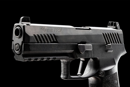 Strike Industries - Przyrządy celownicze Strike Iron Sights - Sig Sauer P320 - Suppressor Height - SI-P320-SIGHTS-SH