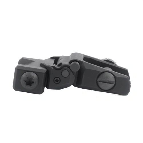 UTG - Składany przeziernik Rear Sight Flip-Up - Picatinny - Aluminium - Czarny - TLURS55