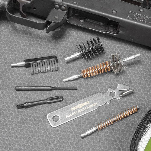 Real Avid - Zestaw do czyszczenia broni Gun Boss - AK47 - platforma AK - 16 elementów - AVGCKAK47