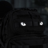 M-Tac - Naszywka Tygrysie oczy - Cordura 500D - Laser Cut - Odblaskowe - Czarny - 51140299
