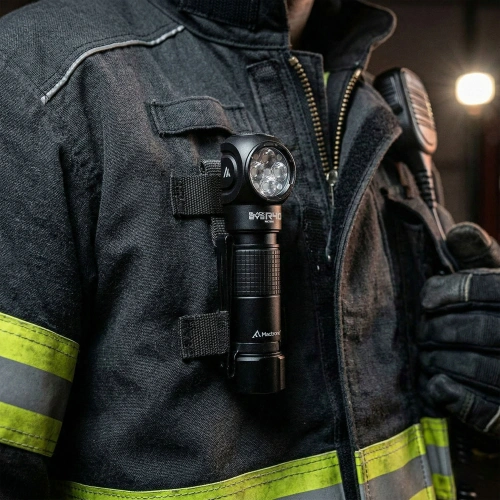 Mactronic - Latarka kątowa Black Eye R40 - 4000 lm - 8 trybów pracy - Płynna regulacja jasności - THL0060